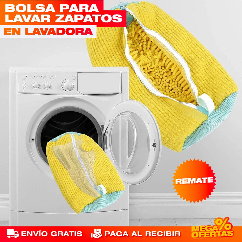 BOLSA PARA LAVAR ZAPATOS EN LAVADORA