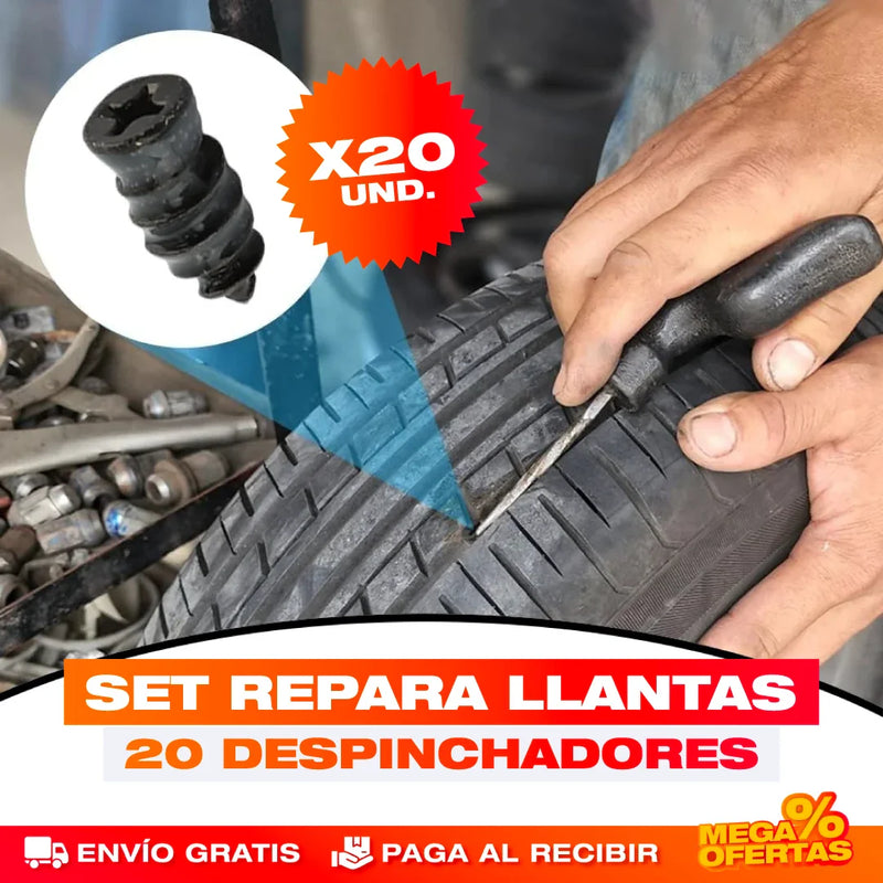 SET TORNILLOS PARA DESPINCHAR LLANTAS