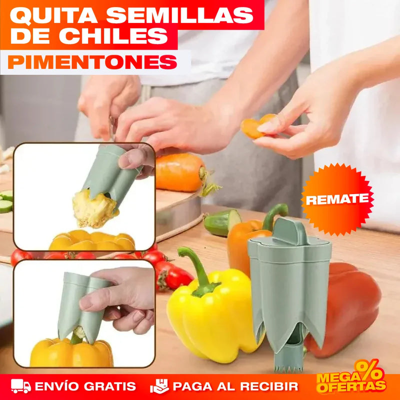 QUITA SEMILLAS DE VERDURAS Y FRUTAS