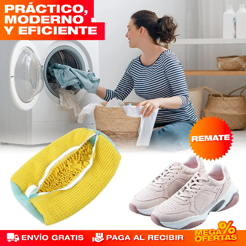 BOLSA PARA LAVAR ZAPATOS EN LAVADORA