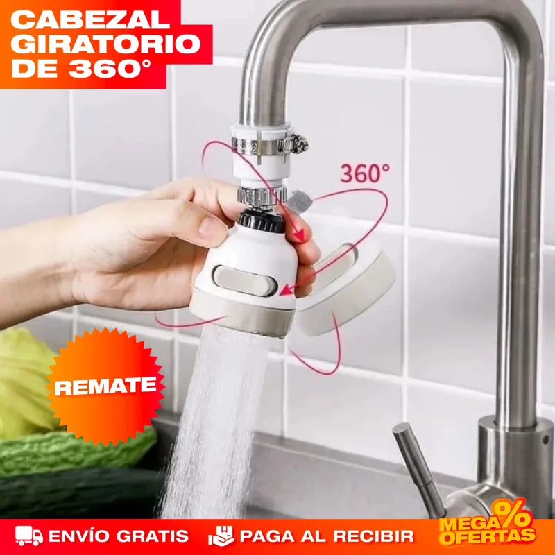 PROMO 3X1 GRIFO GIRATORIO AHORRADOR 360°