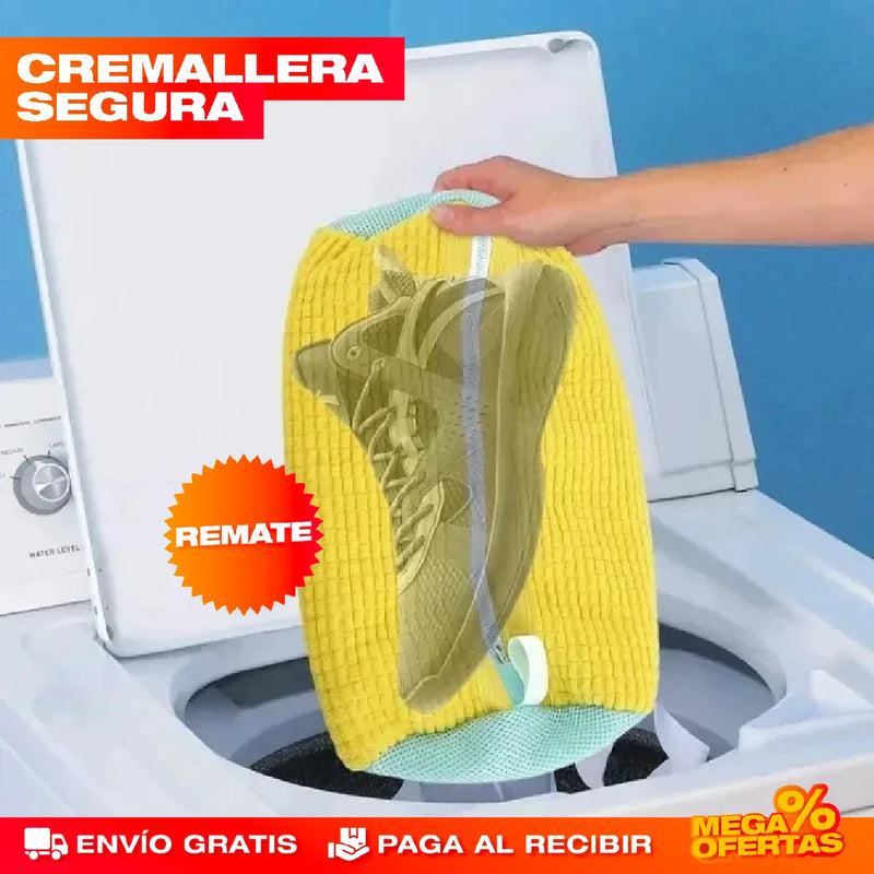 BOLSA PARA LAVAR ZAPATOS EN LAVADORA