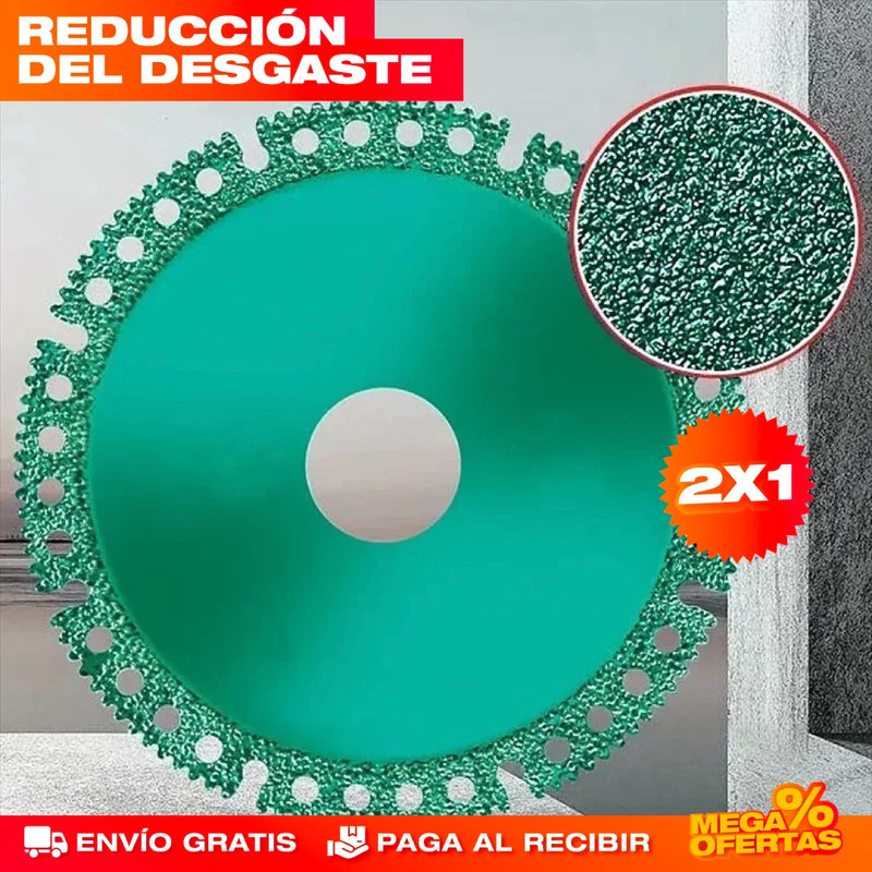 PROMO 2X1 DISCO DE CORTE DE DIAMANTE INDESTRUCTIBLE