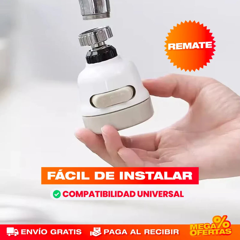 PROMO 3X1 GRIFO GIRATORIO AHORRADOR 360°