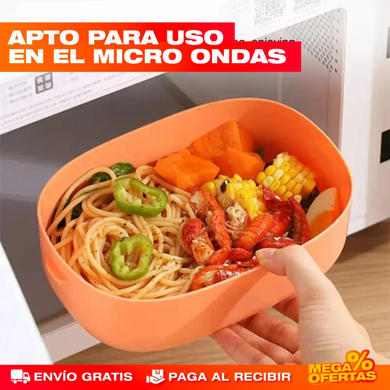 LONCHERA MULTICOMPARTIMENTOS DISEÑO DE OSITO