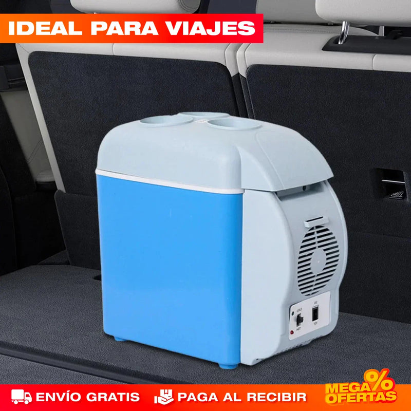 MINI NEVERA 7.5 LITROS PARA CARRO Y EL HOGAR