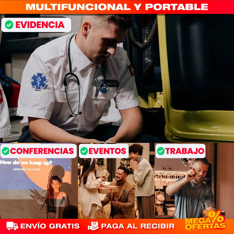 ClipCam360™ - MINI CÁMARA CLIP 1080P WIFI