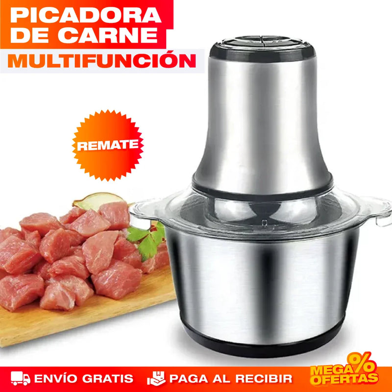MOLINO PICADOR ELÉCTRICO ACERO INOXIDABLE 2 LITROS