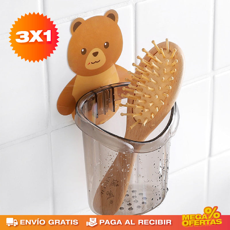 PROMO 3X1 SET PORTACEPILLOS OSITO 🧸
